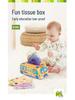 Jollybaby Tissue Box Pulling Toy: Early Education & Grasp Training for Babies 3+ Months