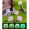 40 Pcs Luminous Mini Resin Animals Tiny Resin Owls Glow In The Dark for Garden Miniatures Fairy Garden Accessories Plant Decorations and Car Accessori