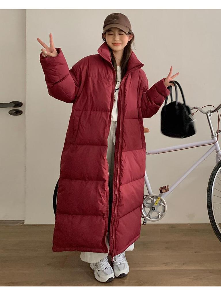 Factory Direct Oversized Long Sleeve Cotton Puffer Coat for Women - Extra Thick, Warm, Loose Fit