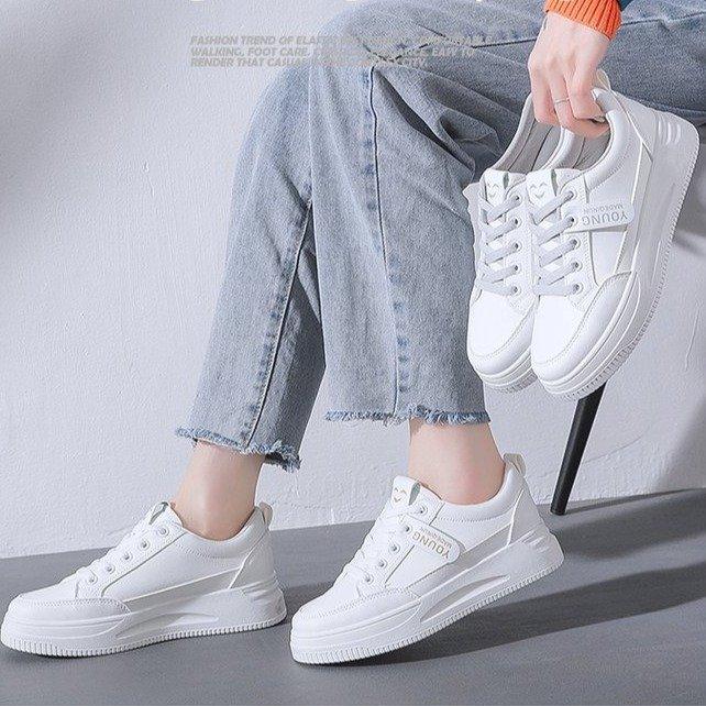 Casual shoes women's 2024 summer new board shoes women's shoes breathable mesh white shoes women's Korean version single shoes