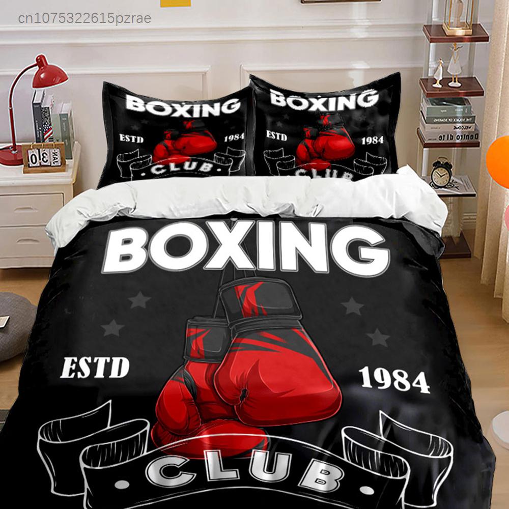 """Boxhandschuhe Sport Trainingsset""" Mehrere Größen für Kinder und Erwachsene Schlafzimmer Exquisites 3-teiliges Bettwäscheset, Geschenk"""