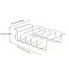 1Pc Outdoor Bbq Tool, Steak And Lamb Grill, Portable Bbq Mesh Rack, Picnic Utensils, Chicken Rack Bbq Grill Rack