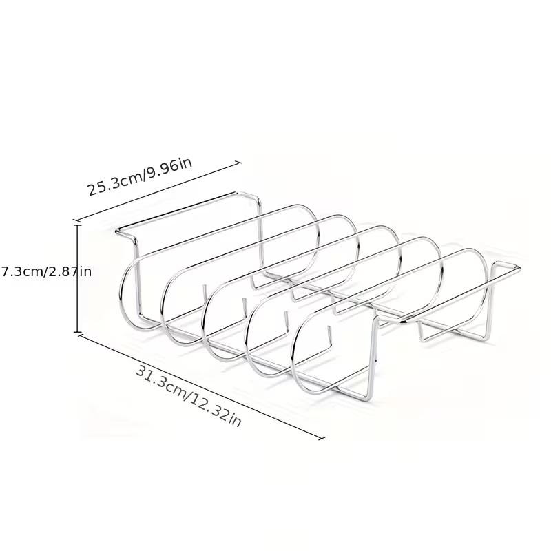 1Pc Outdoor Bbq Tool, Steak And Lamb Grill, Portable Bbq Mesh Rack, Picnic Utensils, Chicken Rack Bbq Grill Rack