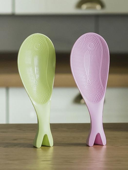 FLAITO Biodegradable Stand Whale Rice Scoop