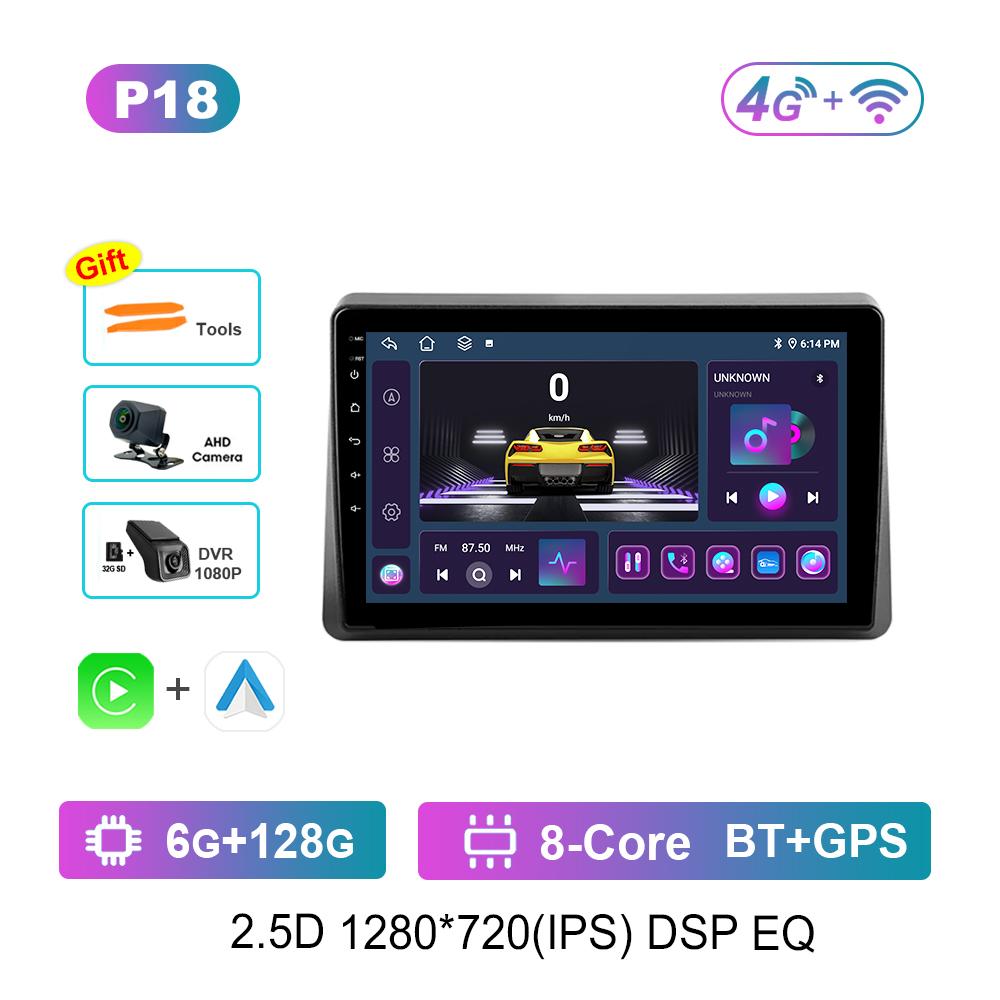 Pentru Renault Master 2019 - 2022 Radio Auto Android Multimedia Player Video Bluetooth DSP Stereo WiFi GPS Ecran Tactil HD carplay