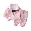 Kids Casual Long-Sleeve Set, Comfortable Daily Wear Outfits