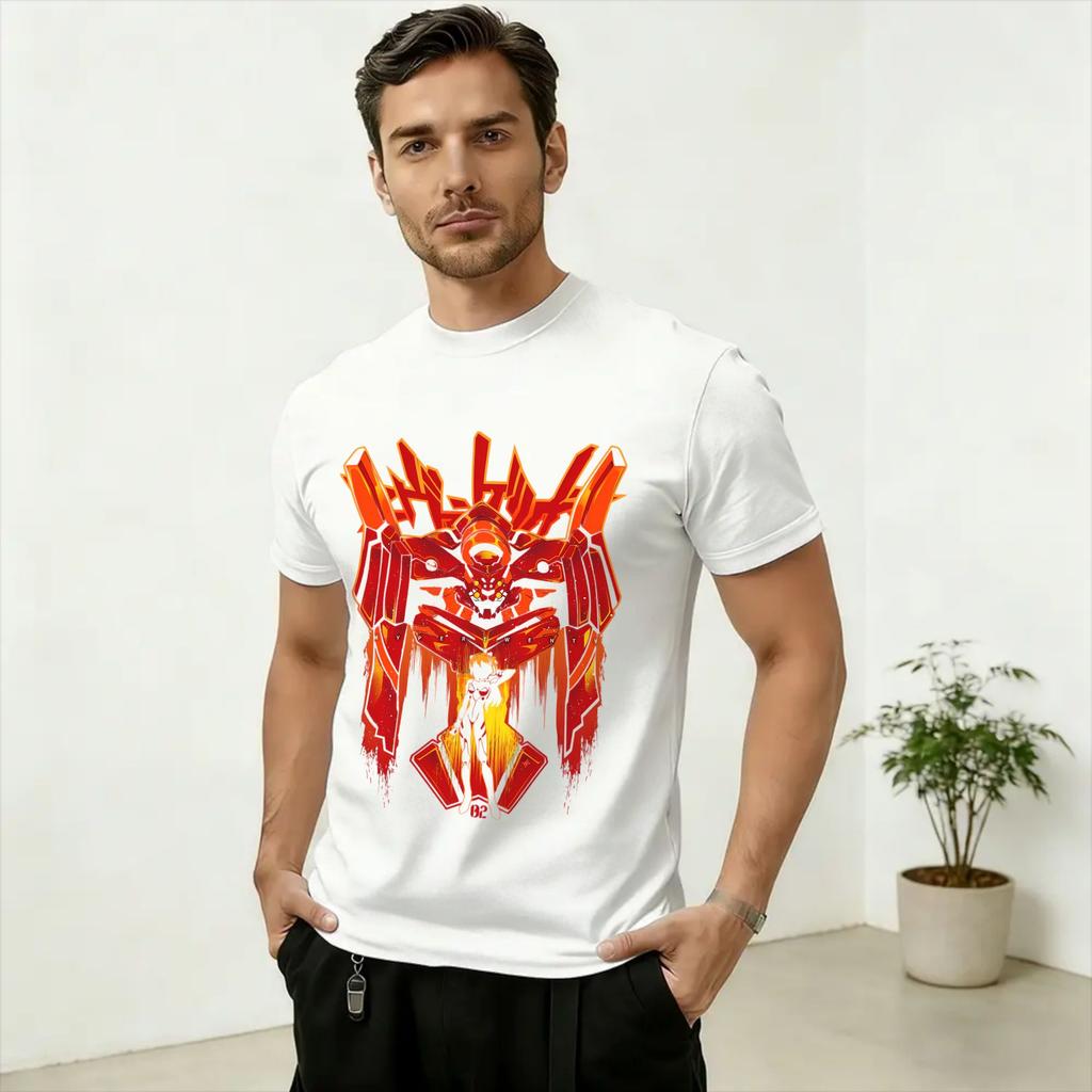Evangelions EVA Zero 01 TShirt Summer Cotton T Shirts For Unisex Novelty Casual Tee Shirt ShortSleeved Y2K Funny Tops