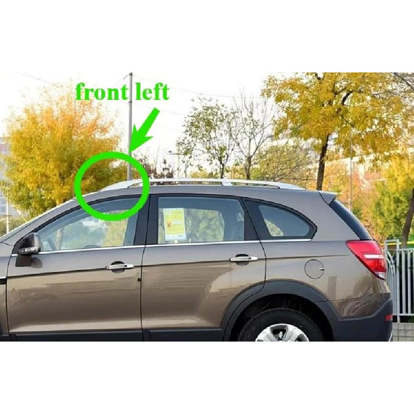 1 Piece Silver Only Plastic Roof Rack Cover Only for Captiva 2008-2017 Luggage Cap Seal Car Accessories
