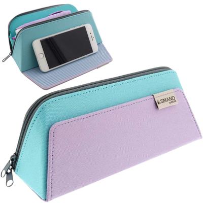 Trousse à crayons Sunstar Stationery avec support pour smartphone Sumando Bleu S1423169, Violet,
