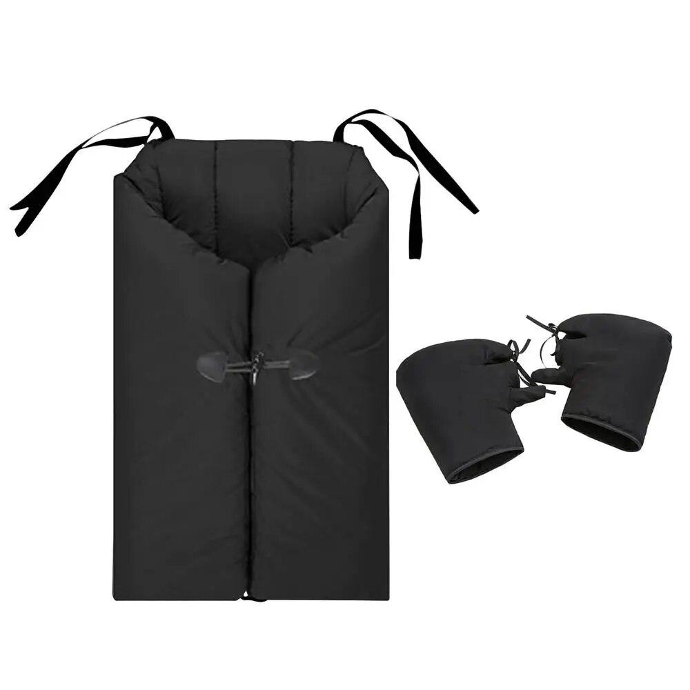 Universal Motorcycle Windproof Leg Blanket, Cold-Proof Scooter Knee & Lap Protective Wrap for Electric Bikes