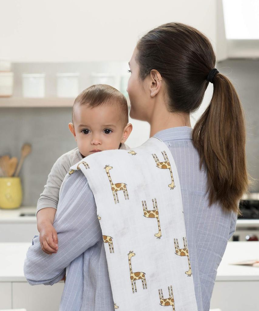 Aden Anais Japanese Baby Gift Muslin Swaddle Swaddle 1 Piece Jungle 8904J Jungle Jam 120x120cm 0 + (Authentic Product) Jam-Giraffe (x 1) Months~