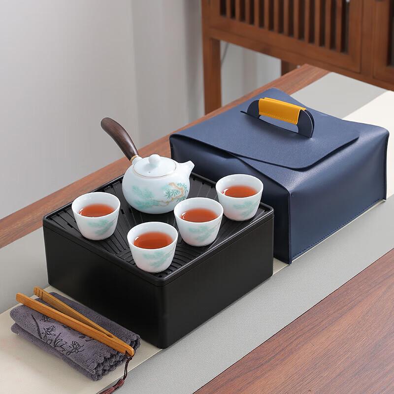 

Chaxun Qingbai Porcelain Travel Tea Set