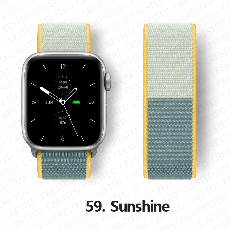 Pasek Nylonowy z Pętelką Do Pasków Apple Watch 44mm 40mm 49mm 41mm 45mm 46mm paski Bransoleta iWatch Seria 7 6 5 se 8 9 ultra 2 3 10 11