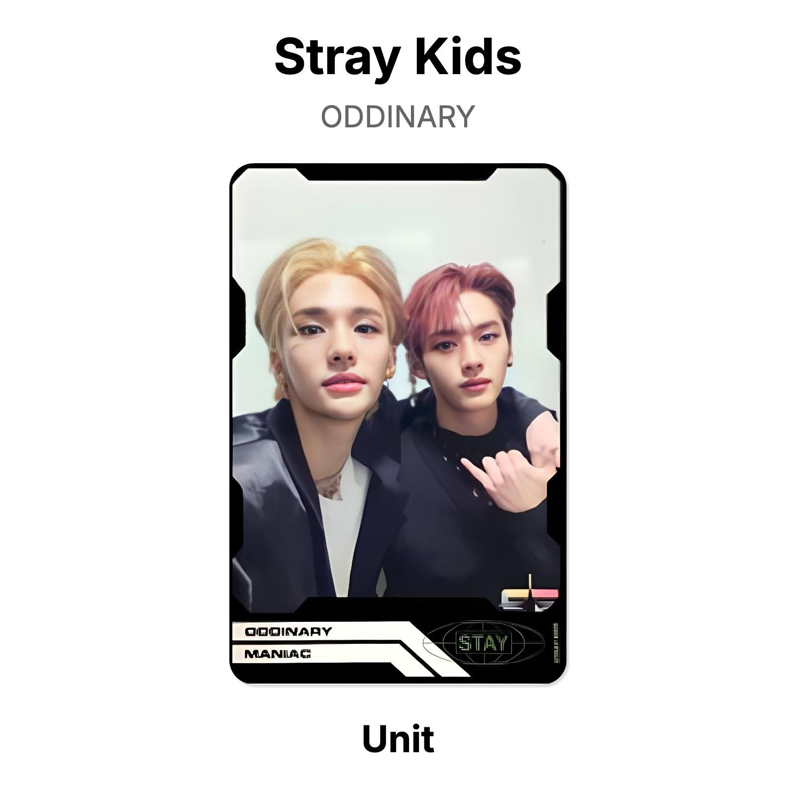 Официальная фотокарточка Stray Kids ODDINARY Unit 07