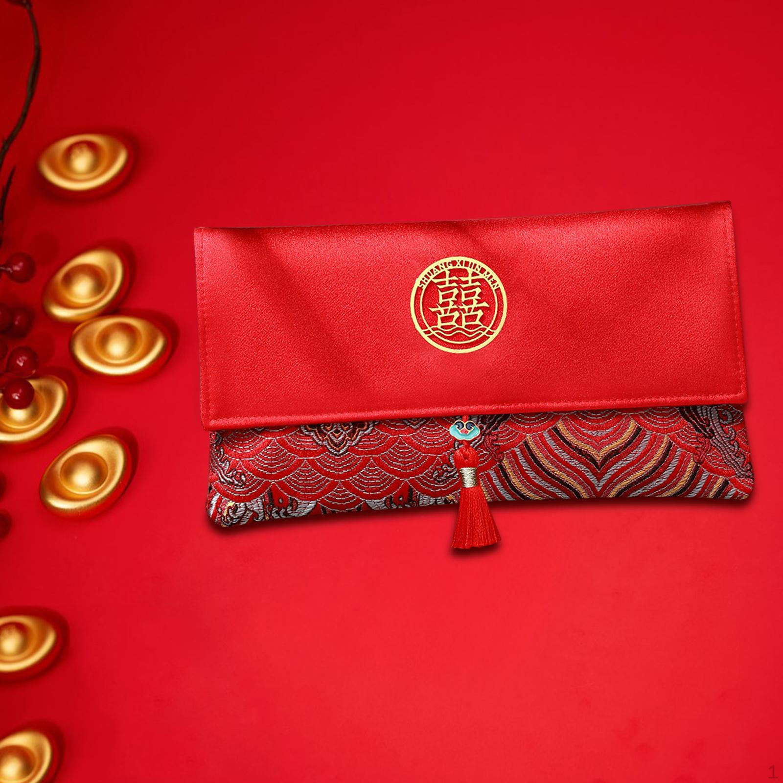 

Lucky Money Chinese Year Red Envelopes for Birthday Festival Engagement 1 Character