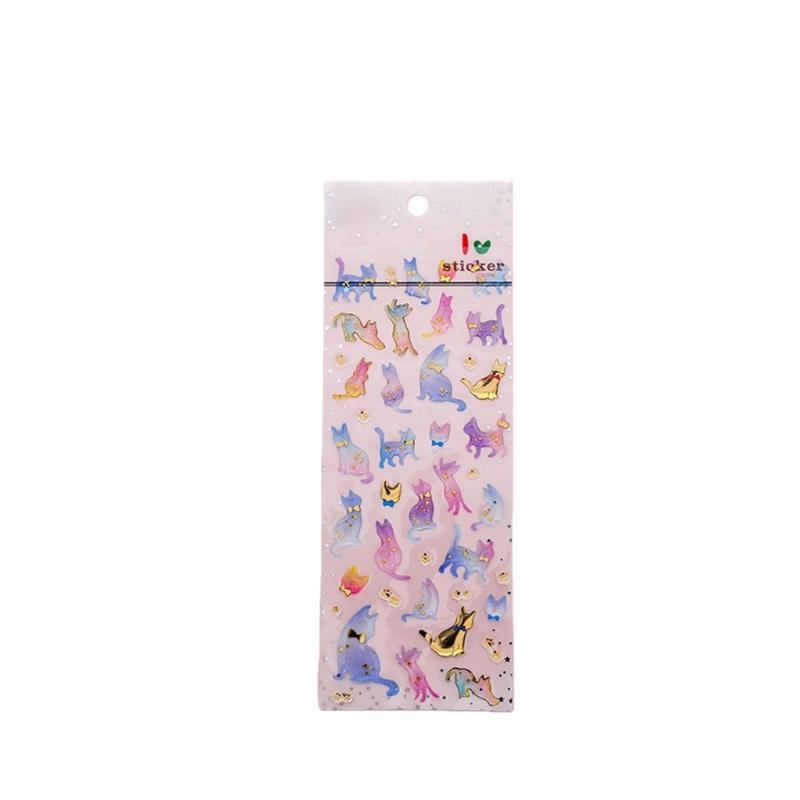 Cartoon Themed Sticker Waterproof PVC Decorative Sticker for Kid Room Wall Notebook Phone Cover Laptop Guitar Decoration