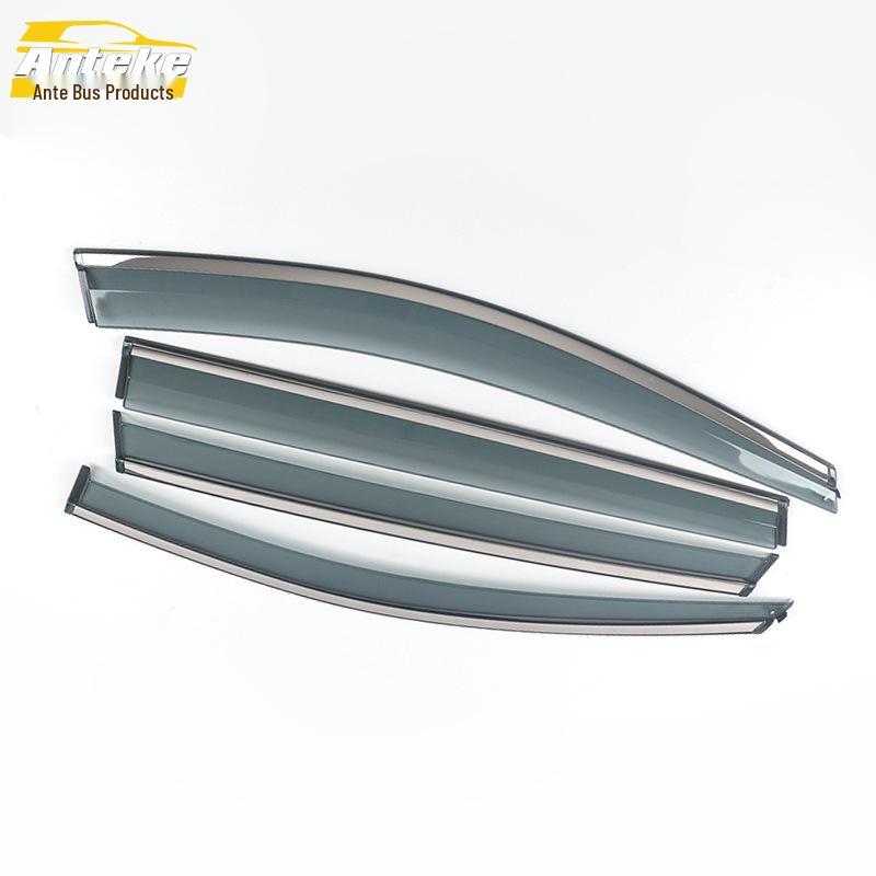 Fits 19 Baojun RM-5 Models: 3D Stainless Steel Rain Deflector Trim
