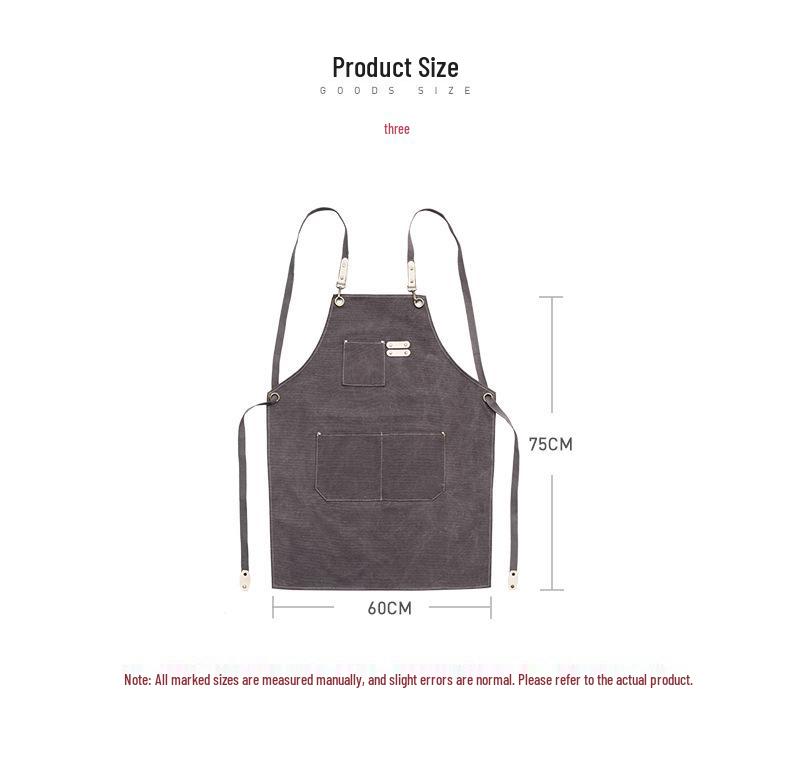 Customizable Polyester Cotton Canvas Apron for Hairdressing & Catering
