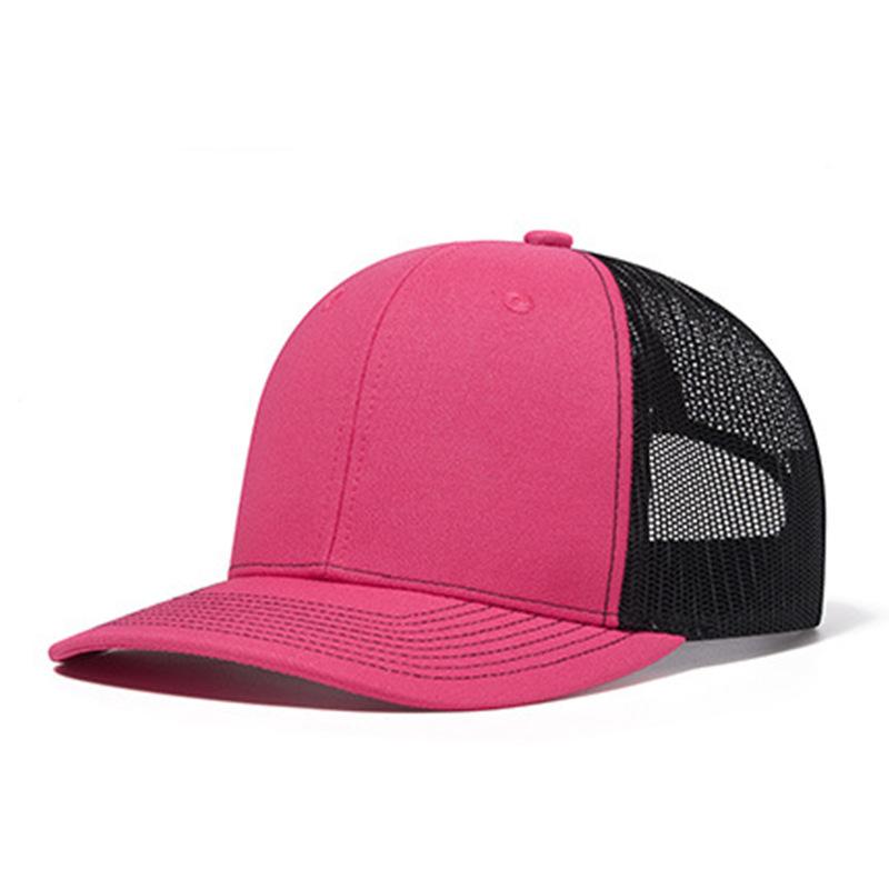 Customized Printed Logo Slightly Curved Brim Duck Tongue Hat Women's Outdoor Sunshade Net Caps Men's Hiking Baseball Hats