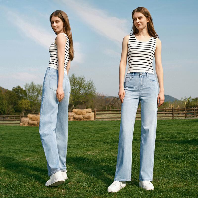 Navigare Women's Loose Straight-Leg Denim Jeans