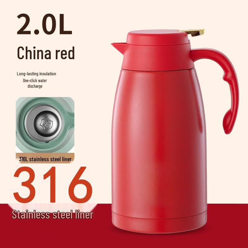 Qiwei Household 304 Stainless Steel Insulated Stewing Teapot