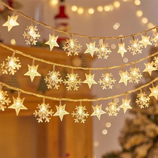 Lampki choinkowe LED 3m 20 lampek Ciepłe Białe Zasilane Bateriami