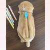 Pen Holder Plush Pencil Bag Large Capacity Stationery Bag Creative Otter Pencil Case  Students