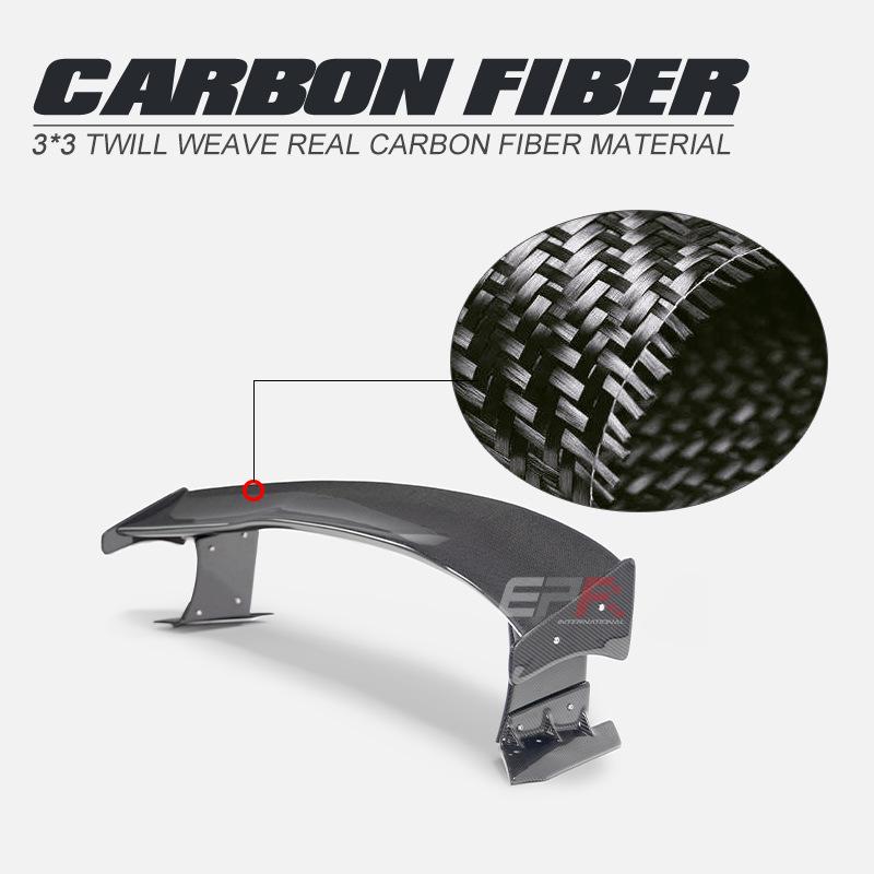 Mazda MX5 ND Carbon Fiber GV-Style Rear Spoiler Stabilizer