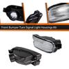 ADIIL Clear Lens LED Front Bumper Signal Side Marker Light Housing For 1999-2001 Subaru Impreza Side Marker Corner Parking Turn Signal Light