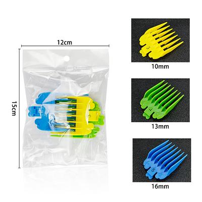 Hair Clipper Guide Limit Cutting Comb Guards Set Attachment Brush Tool