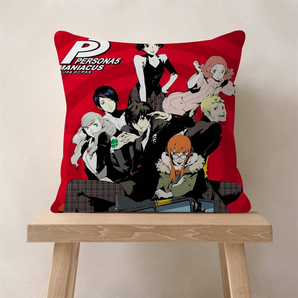Game PPersonas 5 Personalized Pillow Dust Cover Bedroom Kids Party Decoration Pillowcase Birthday Children Gift