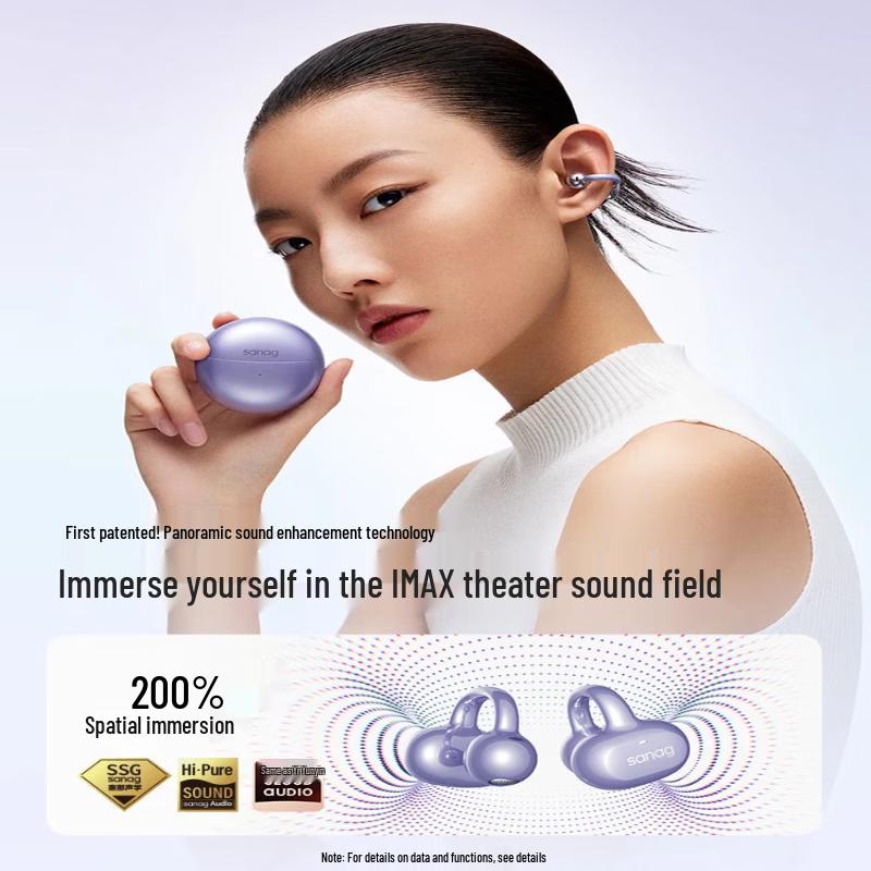 SANAG S6S Pro Open-Ear Clip Bluetooth Earbuds