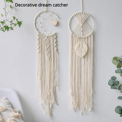 Böhmische Baumwollseil gewebt Lacework Traumfänger Home Ornament Hochzeitsdekoration Freundin Geschenk Windspiele Eule Traumfänger