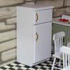 1:12 Scale Miniature Dollhouse Kitchen Refrigerator - White