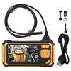 8mm Waterproof Dual Lens Industrial Digital Endoscope with 4.3in 1080P LCD Display 8 LED Lights