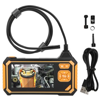 8mm Waterproof Dual Lens Industrial Digital Endoscope with 4.3in 1080P LCD Display 8 LED Lights