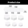600Pcs Hexagon Paper Piecing Paper for Patchwork Quilting 6 Different Size Paper Piecing Shapes Quilting Templates