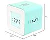 Mooas Multi-Cube Timer/Rotating Timer, Simple Operation, Clock & Alarm (Mint)