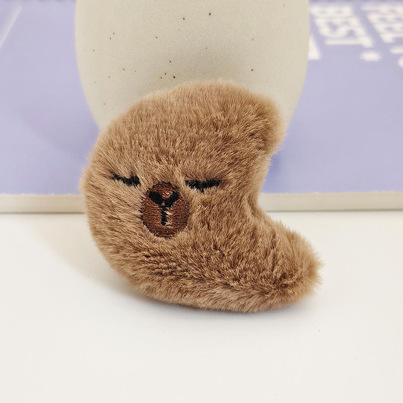 Star Moon Plush Keychain - Cartoon Accessory with Cotton Filled Pendant