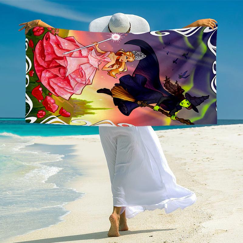 Wicked Fashion Beach Towel: Ideal for Summer Adventures Soft, Absorbent and Quick Drying Suitable for Swimming and Bathing