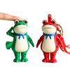 1/2Pcs Frog Keychain Decor Cartoon Backpack Purse Charm Realistic Frog Texture