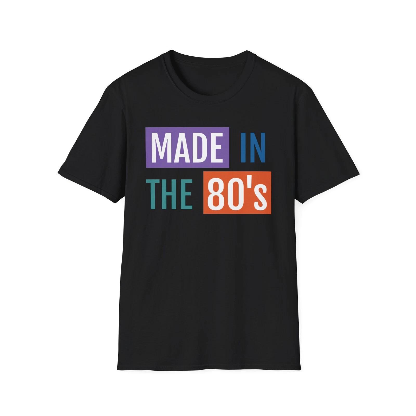 Retro 80 s Softstyle T-Shirt, Vintage Tee, Unique Gift, 4XL