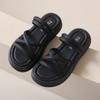 Zapatillas frescas de suela gruesa para mujer, calzado de verano para exteriores, Novedad de Año Nuevo, de dos usos con faldas, estilo de hada, sandalias de playa para mujeres embarazadas