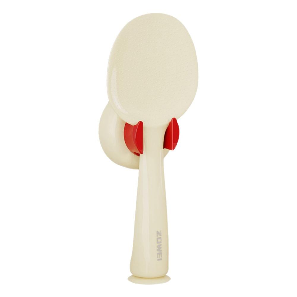 

2PCS Plastic Stand-up Rice Scoop Sucked Type Rice Shovel Tableware Non-stick Rice Spoon Cooking красный