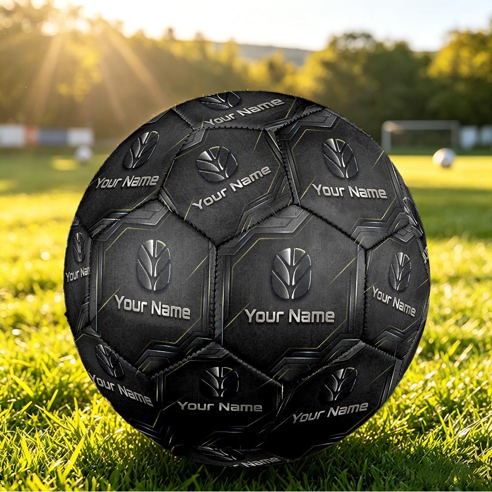 New Holland Size 5 Football, Custom Name Text Personalized Soccer Ball Sport Training Gift