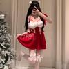 Yiyue Sexy Christmas Lingerie Costume Set for Women - Temptation Role Play Outfit 8877