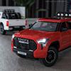 1/24 TOYOTA Tundra TRD Pickup Truck Off-Road Diecast Alloy Miniature Toy Car Model Pull Back Sound Light Collection Gift for Boy
