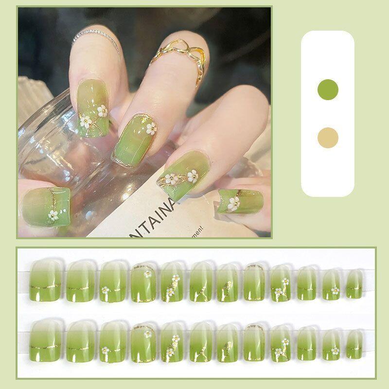 

Осень и Зима Новинка 2023 Нежные Белые Студенческие Наклейки для Ногтей Романтичная Звезда Накладные Ногти Патч Готовое Изделие Royal Blue