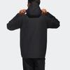 Adidas Down Jackets Men's Black Hooded Moderate 3 In 1 Down Jacket GP2916