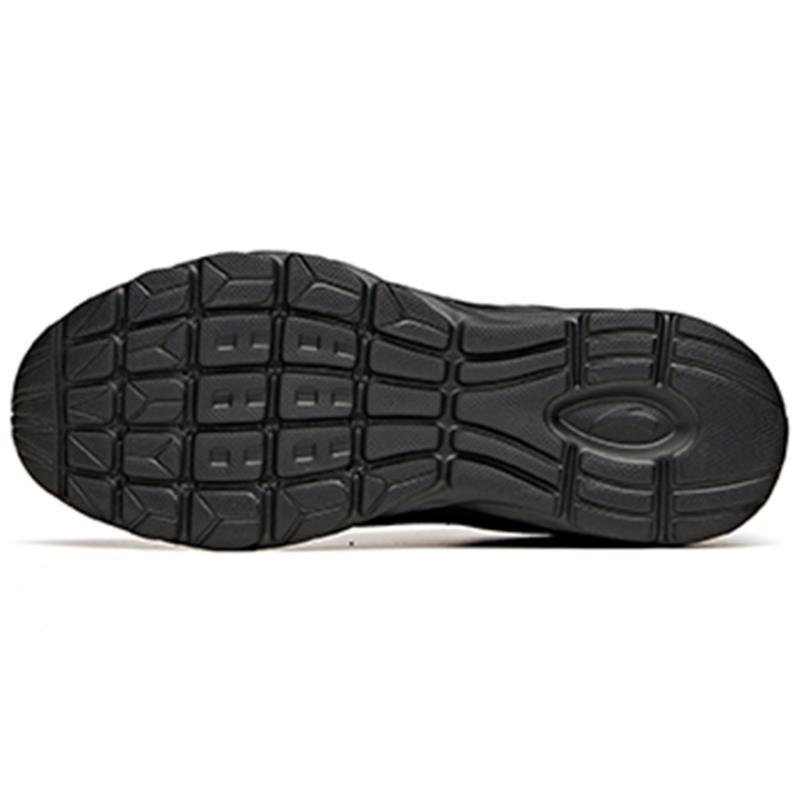 Anta Soft Sole Slip Resistant, Abrasion Resistant, Breathable Low top Casual Running Shoes Women's Black Sneakers 922115571-4
